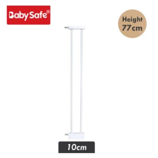 Baby Safe Safety Gate Extension 10cm – White
