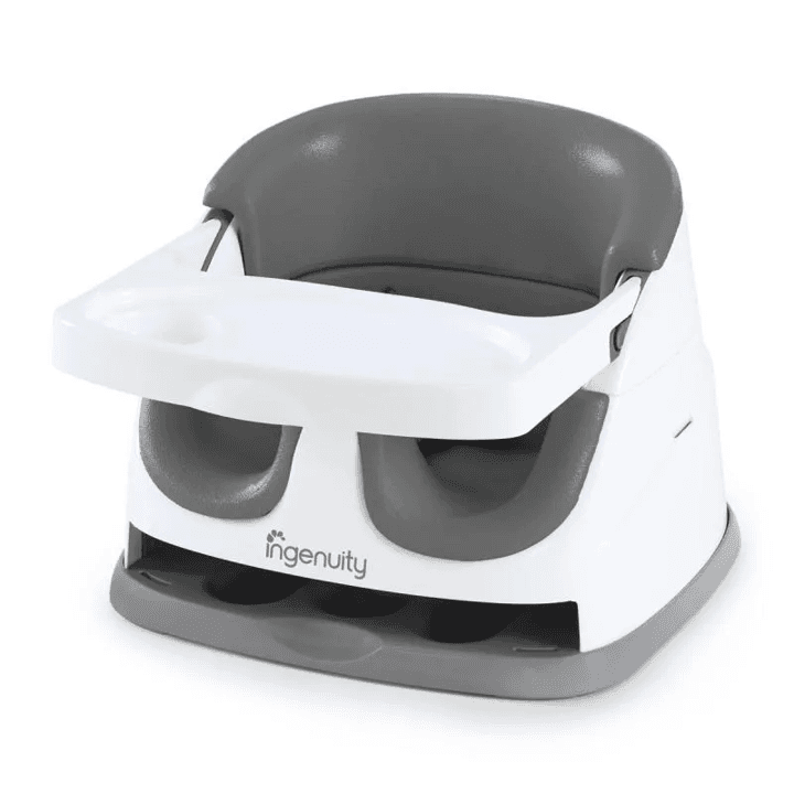 Ingenuity Baby Base 2-in-1 Booster Seat – Slate (Defect)