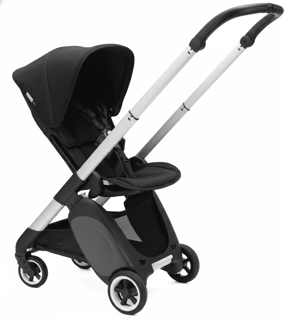 Bugaboo Ant Stroller Frame Silver – Black