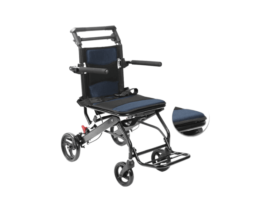 GEA Kursi Roda Travel Lipat – Navy
