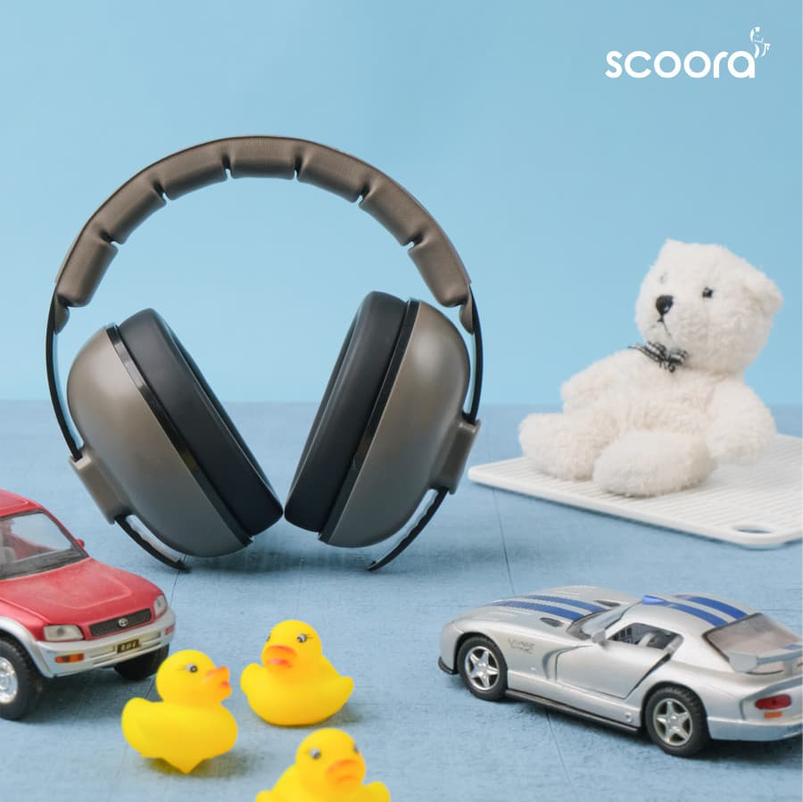 Scoora Cronos Baby & Kids Earmuff – Choco