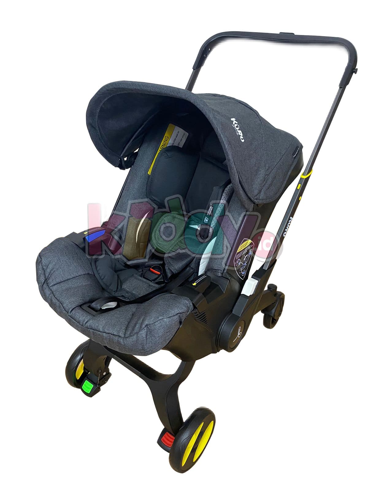 Kuru EVO 2in1 Baby Infant Stroller & Car Seat – Dark Grey