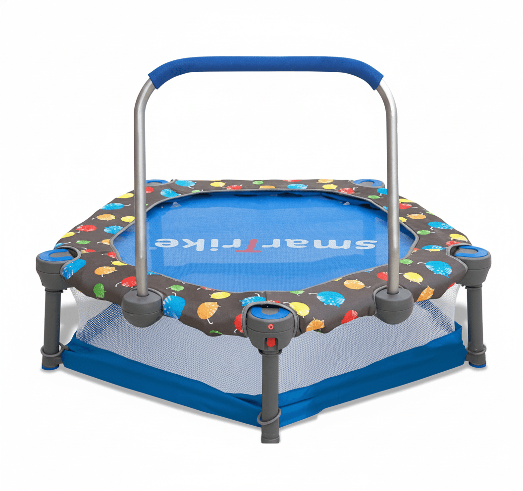SmarTrike Folding Activity Center 3-in-1 Trampoline + Ball Pit (Termasuk Bola)