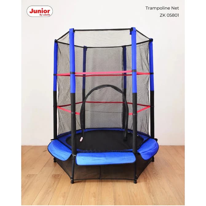 Junior Labeille 4.5ft Net Trampoline - Blue