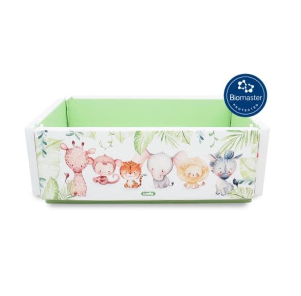 Lumba Playmat Bumperbed 7.5cm – Baby Safari Green (Defect)