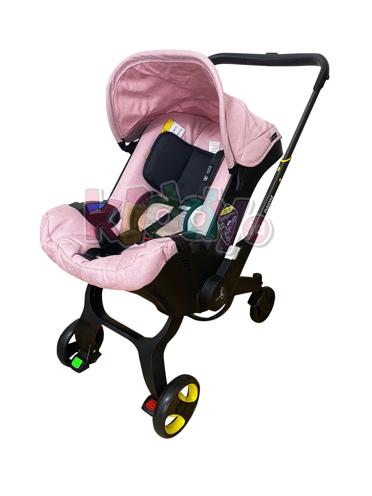 Kuru EVO 2in1 Baby Infant Stroller & Car Seat – Pink