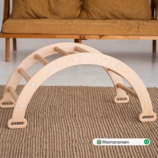 Climbing Arch Natural Wood by MainanArsen – Natural