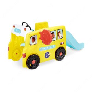 Little Tikes Playhouse Little Baby Bum Wheels On The Bus Climber (Musik tidak menyala)