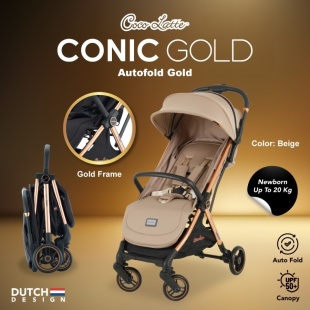Cocolatte Conic Auto Fold Stroller – Gold Beige