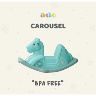 Ibebe Carousel Rocking Horse – Mint