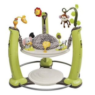 Evenflo Exersaucer Jump and Learn Jumperoo – Jungle Quest Green