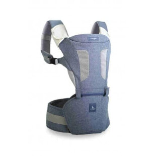 i-Angel Magic 7 Folding Hipseat Baby Carrier – Melange Blue