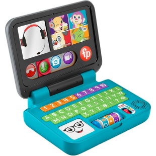 Fisher Price Laugh & Learn Click and Learn Laptop – Blue Green