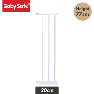 Baby Safe Safety Gate Extension 20cm Pagar Pengaman Anak Bayi – WHITE