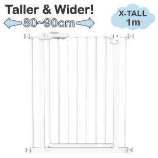 Baby Safe Door & Safety Gate XY009H Extra Tall & Wide 80-90cm