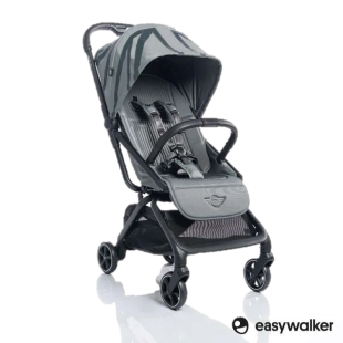Easywalker Mini S Auto Fold Stroller x Mmehuillet – Sutton Grey