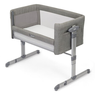 Joie Roomie Glide Bed Side Baby Box Playard – Foggy Grey