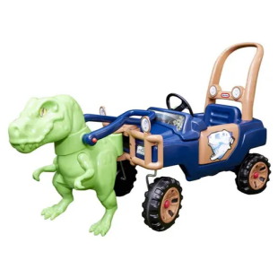 Little Tikes T-Rex Truck Ride On (KAKI KANAN  PATAH)