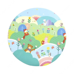 Baby Care PVC Playmat Round – Gardening