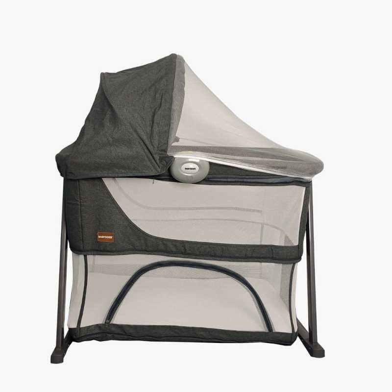 Babydoes Cottage Crib 4in1 Baby Box – Grey  (TANPA KOTAK MUSIK)
