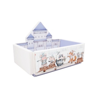 Lumba Bumperbed Anti-Bacterial ION Silver 8cm – Kingdom Castle Blue