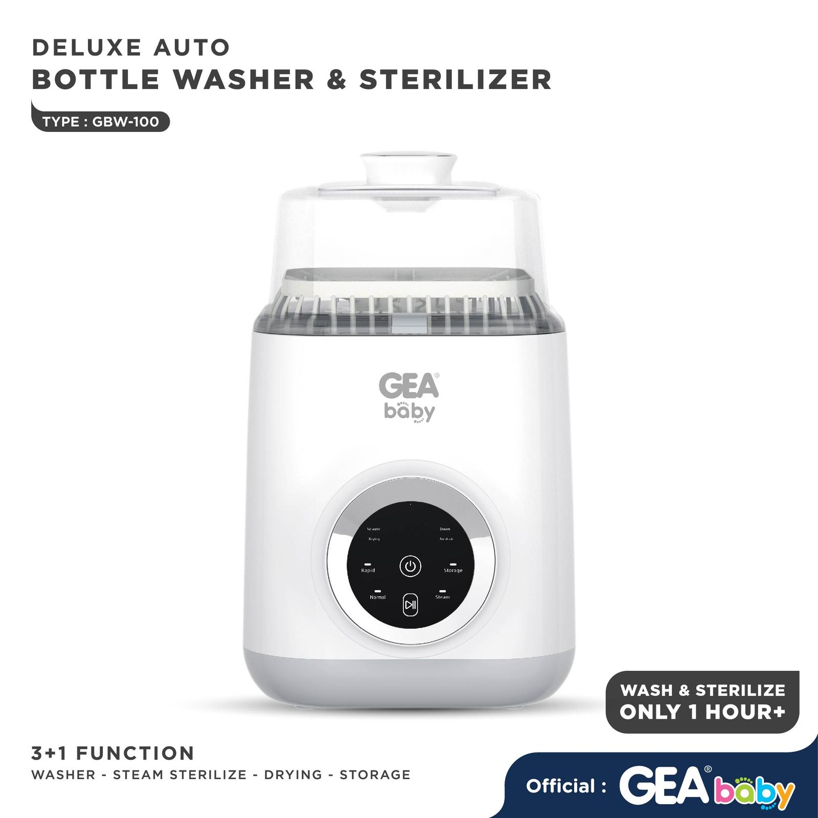 Gea Baby GBW-100 Deluxe Auto Bottle Washer & Sterilizer Dryer