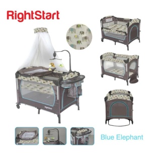 Right Start Bedside Baby Box Playard PY888 – Elephant