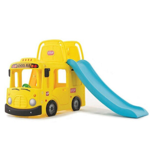 Yaya School Bus 3in1 Slide – Yellow (DISKON – Tanpa Setiran & Ring Basket)