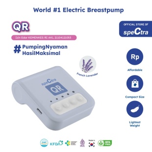 Spectra QR Double Electric Breastpump Rechargeable – French Lavender