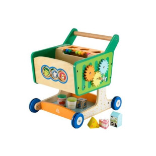 ELC Wooden Shopping Trolley Walker (Mainan Kurang Lengkap)