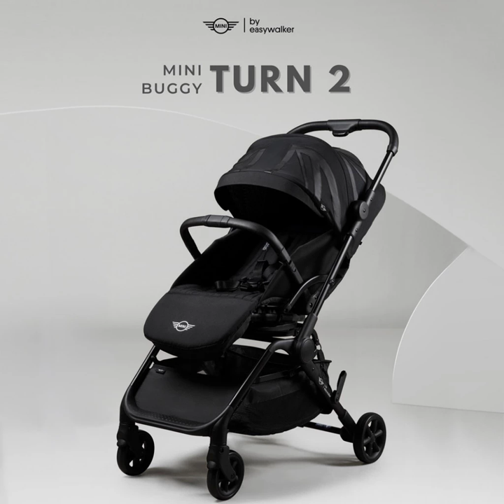 EasyWalker Mini Buggy Turn 2 Reversible Stroller – Oxford Black