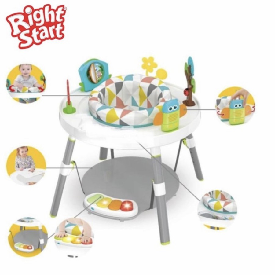 Right Start 3 In 1 Activity Center Jumperoo – White