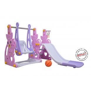Labeille Kangaroo Slide and Swing – Pink