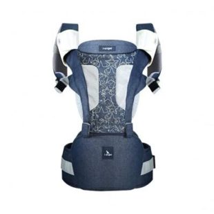 i-Angel Magic 7 Folding Hipseat Baby Carrier – Denim Star