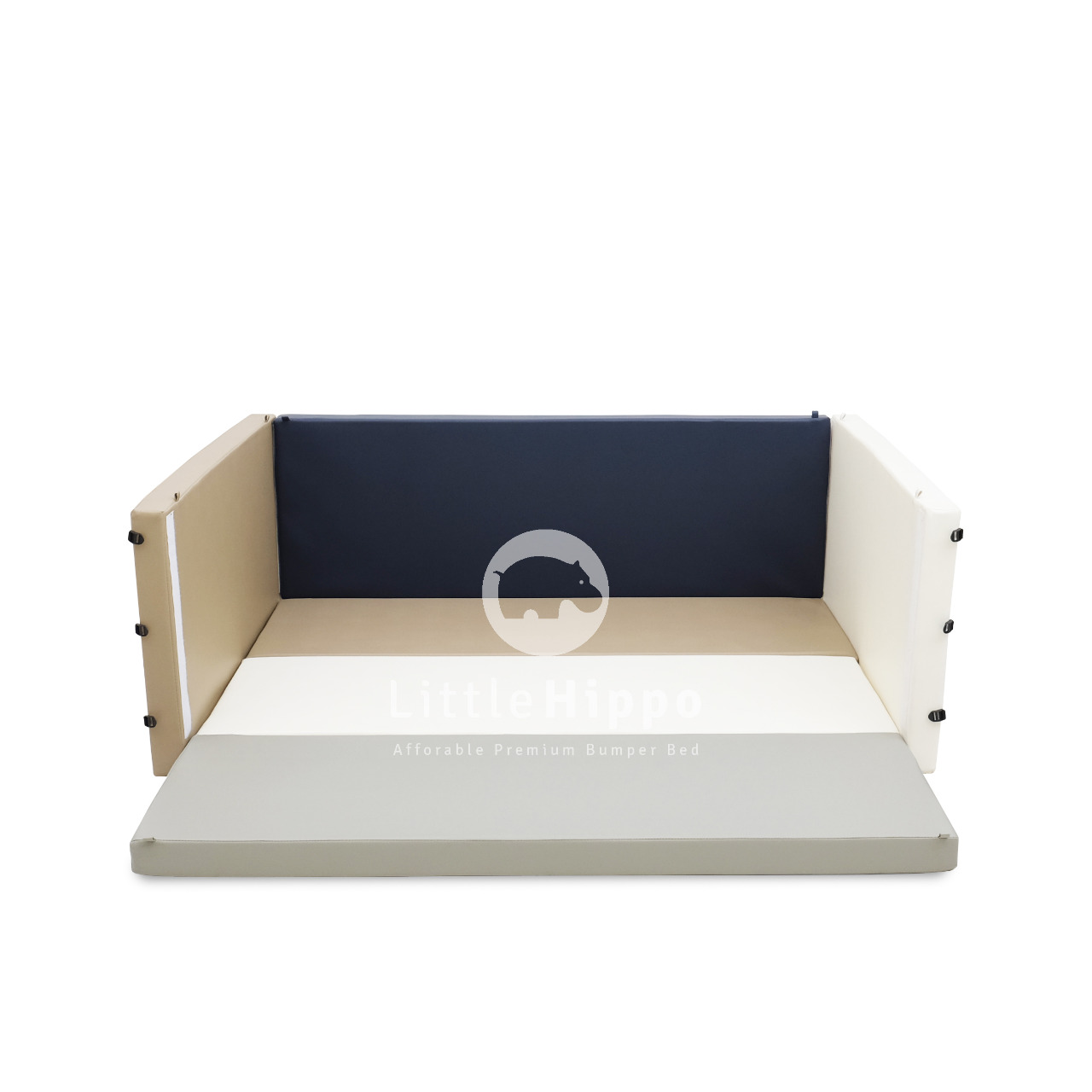 Lumba Little Hippo Bumperbed – Midnight Blue