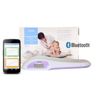 Onemed Digital Baby Scale Timbangan Bayi – Tipe 721 Bluetooth Version (HITAM / UNGU)