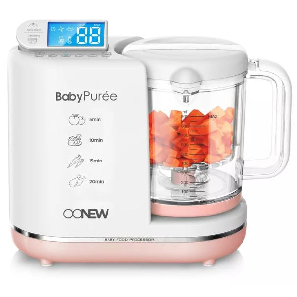 Oonew Baby Puree Food Processor 6 in 1 – Pink Salmon