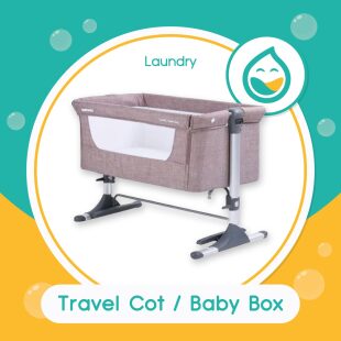 Laundry Travel Cot / Baby Box – Bubble Clean (Noda Ringan)