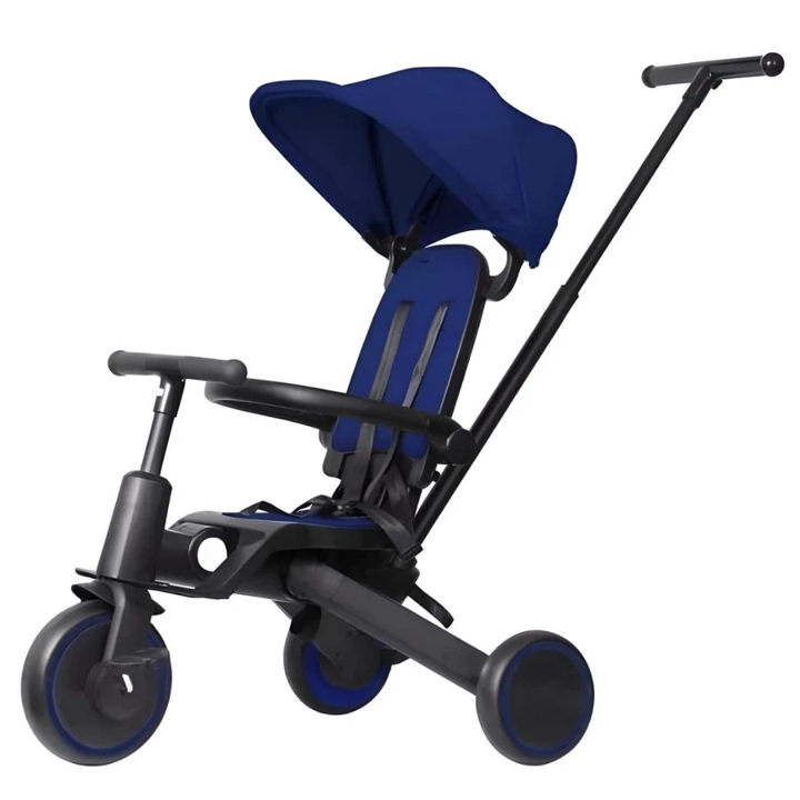 Right Start New Voyager 8 in 1 Multifunction Kids Tricycle – Dark Blue