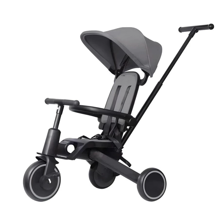 Right Start New Voyager 8 in 1 Multifunction Kids Tricycle – Grey