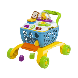 Bright Starts 4-in-1 Shop N Cook Push Walker (DISKON TANPA BALOK SHAPES)