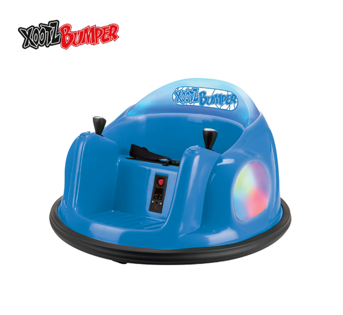 Xootz Bumper Car with Remote Control – Blue