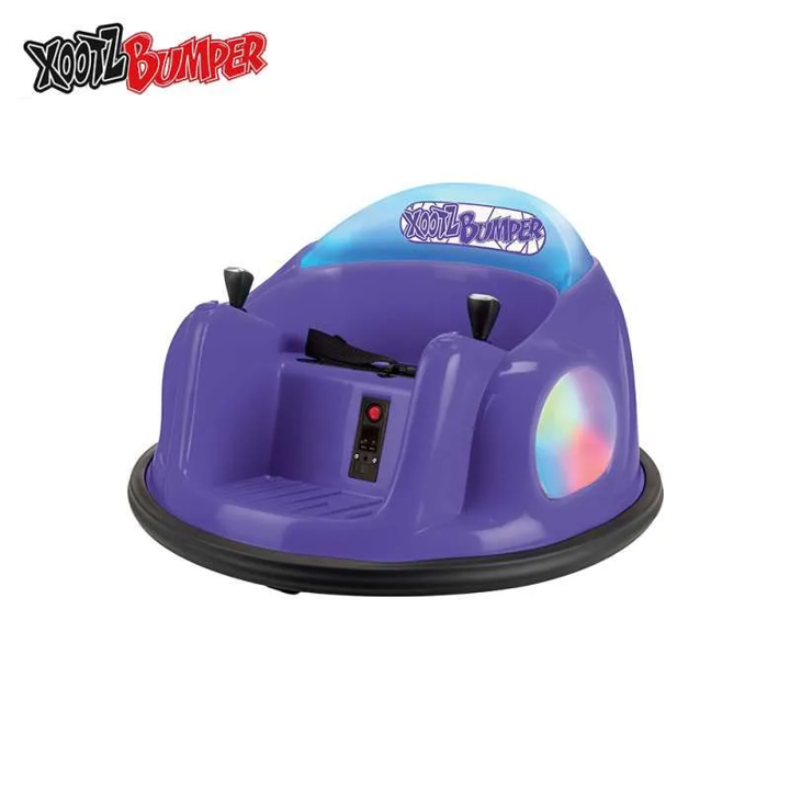 Xootz Bumper Car with Remote Control – Purple